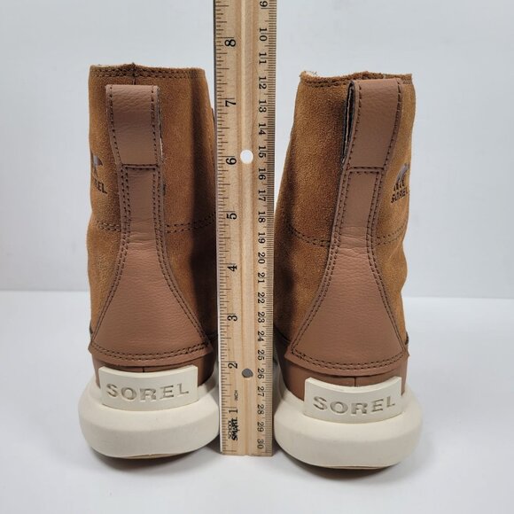 Sorel Whitney Il Joan Youth Brown Ankle Leather Lace Up Boots NY4897-242 US Sz 4 - Picture 11 of 12